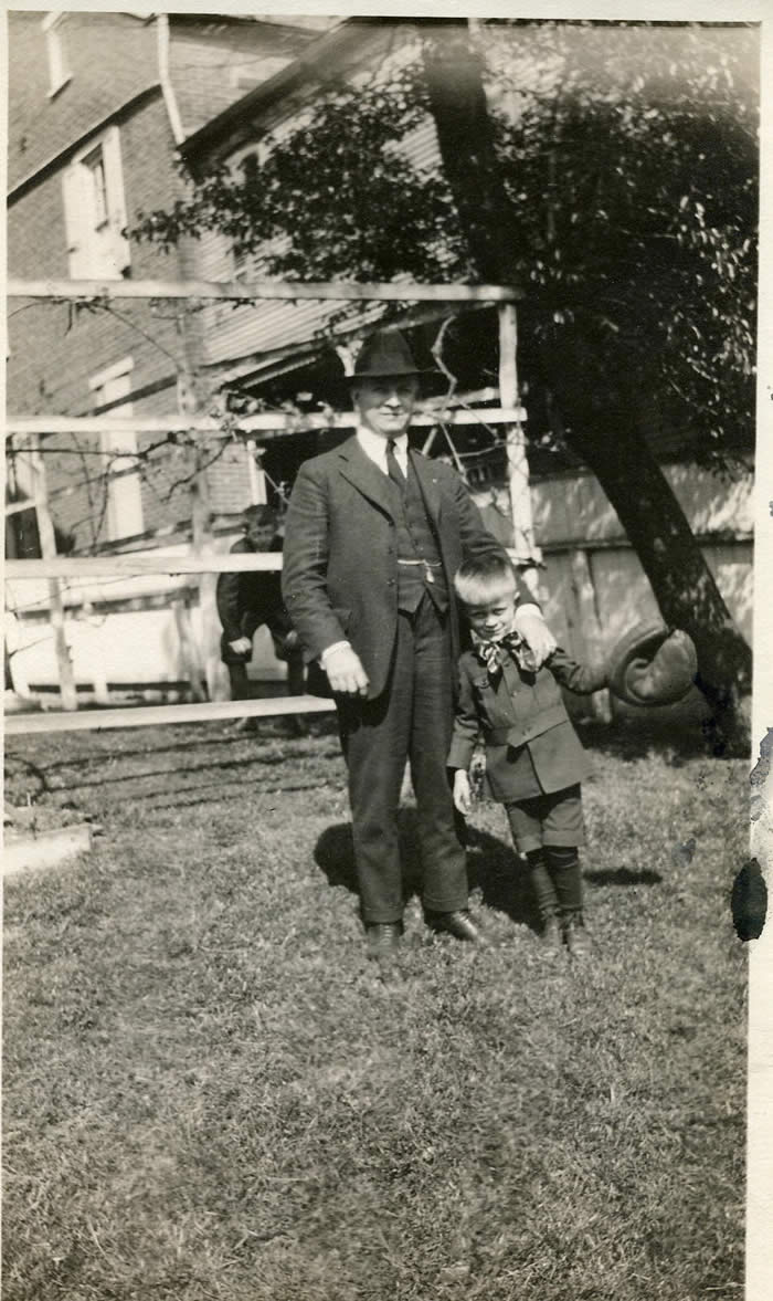 Eugene Andes and son Tom