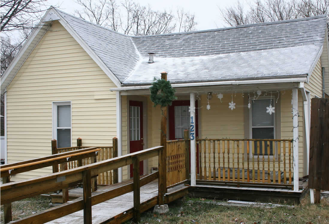 House after remodel