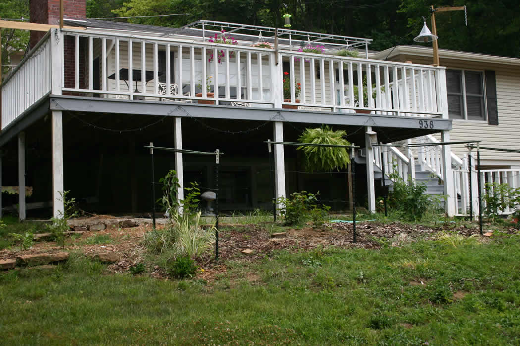 Our Fayetteville Home deck