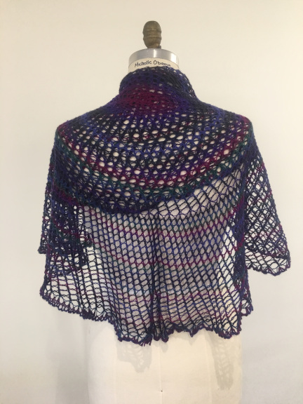 sock yarn shawl