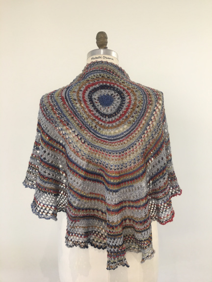 sock yarn shawl