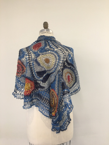 sock yarn shawl