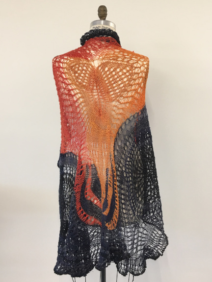 sock yarn shawl