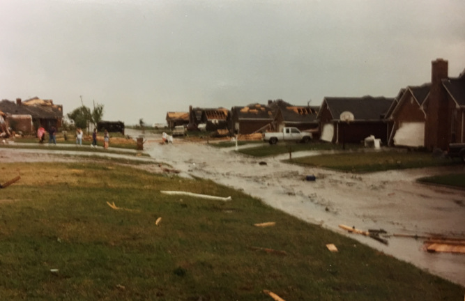 Street after storm