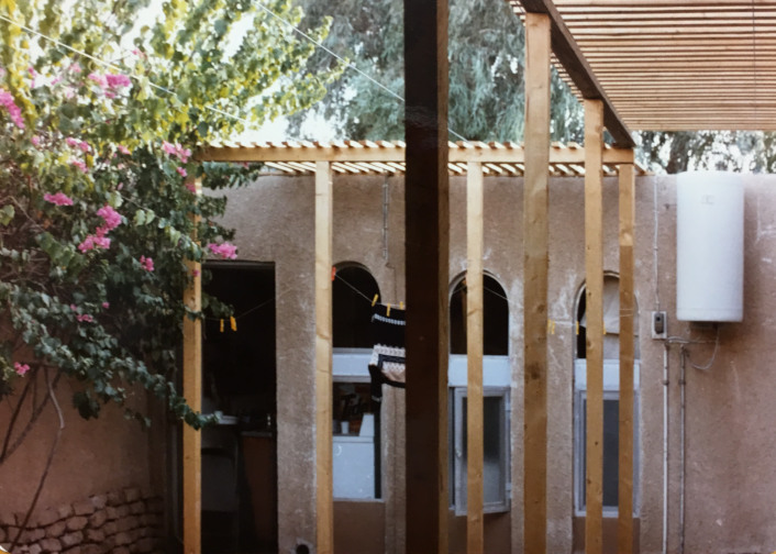 our courtyard patio