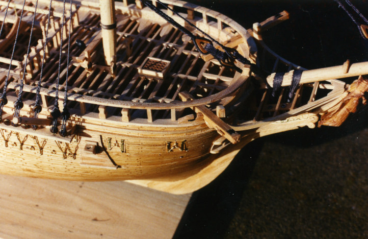 bowsprit and formast 
shrouds and stays