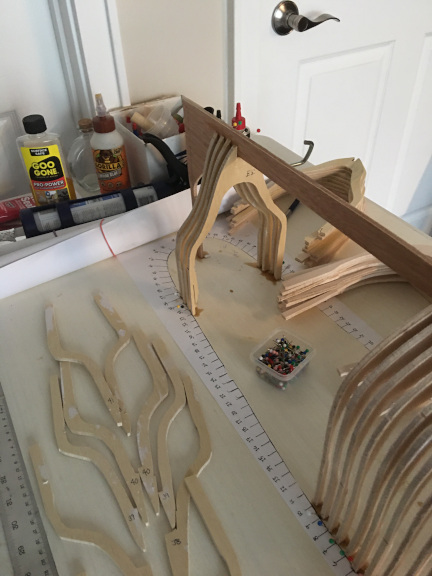 building board frame set up