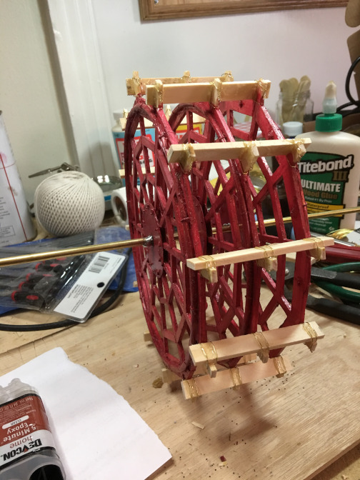 Paddle Wheel Construction