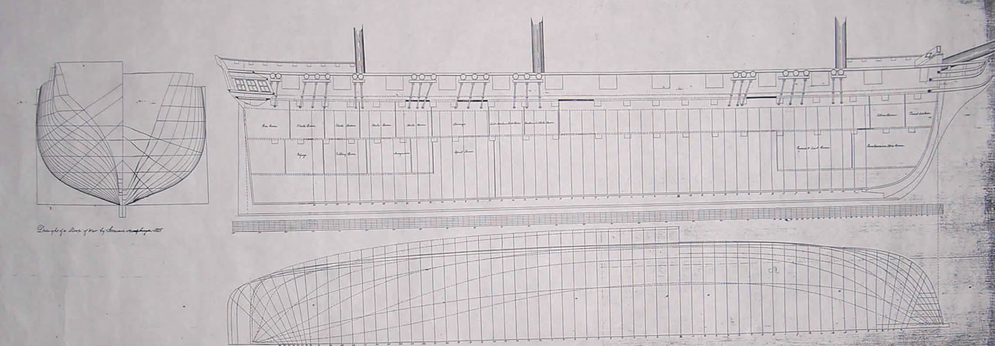 Plan of the Vandalia 1825