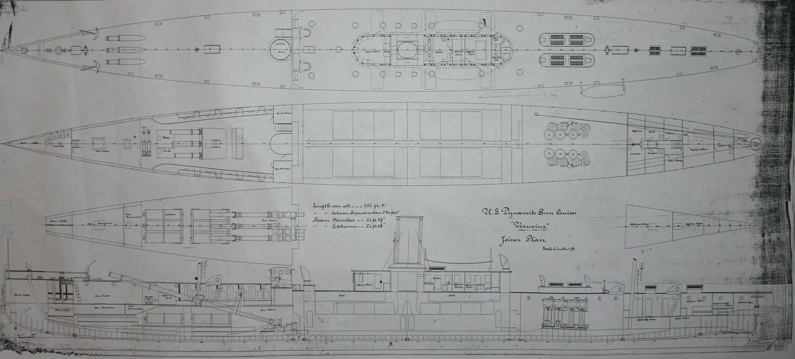 Vesuvius internal arrangement and deck details